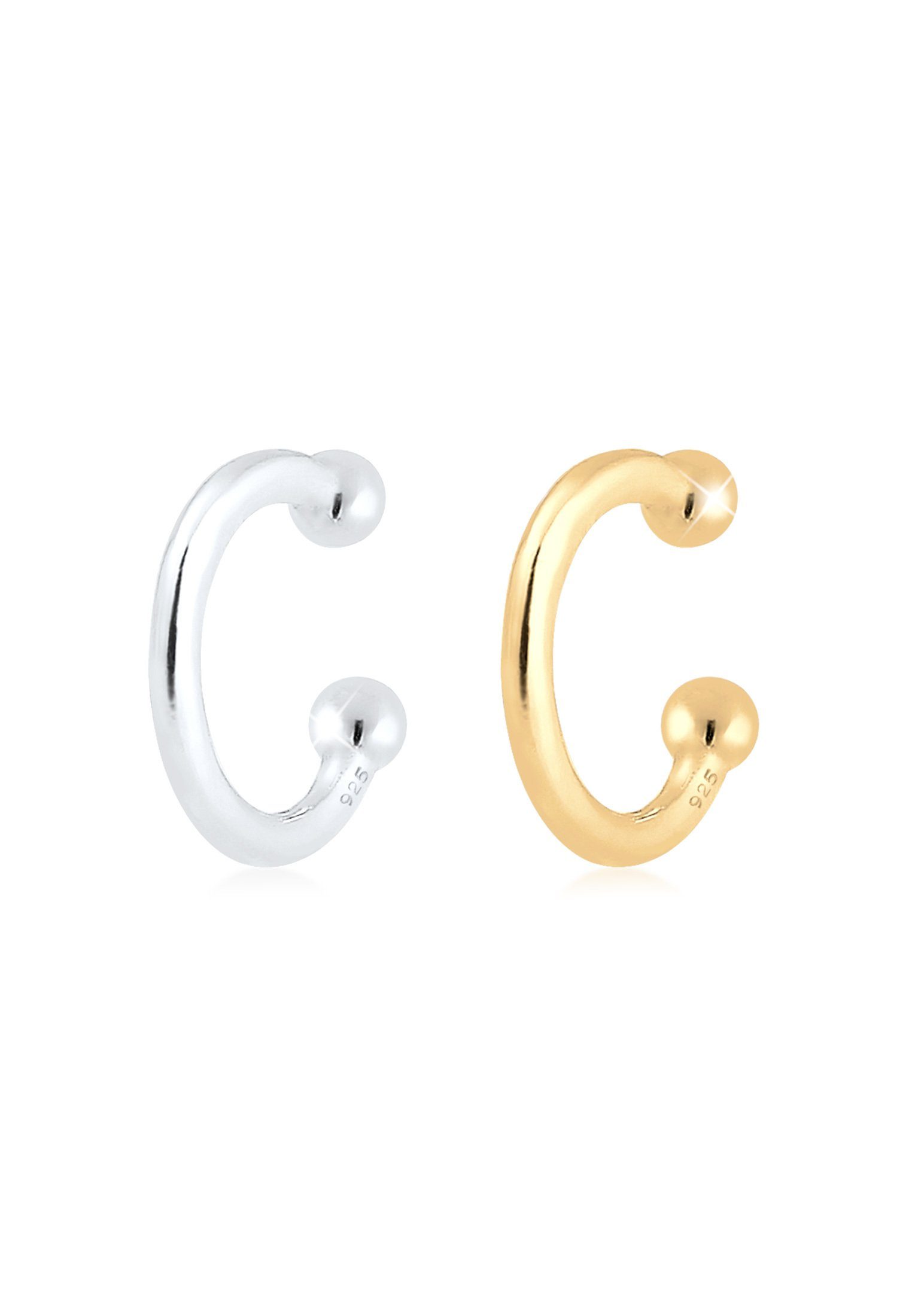 Elli Paar Ohrhaken Earcuff Set Bicolor günstig online kaufen