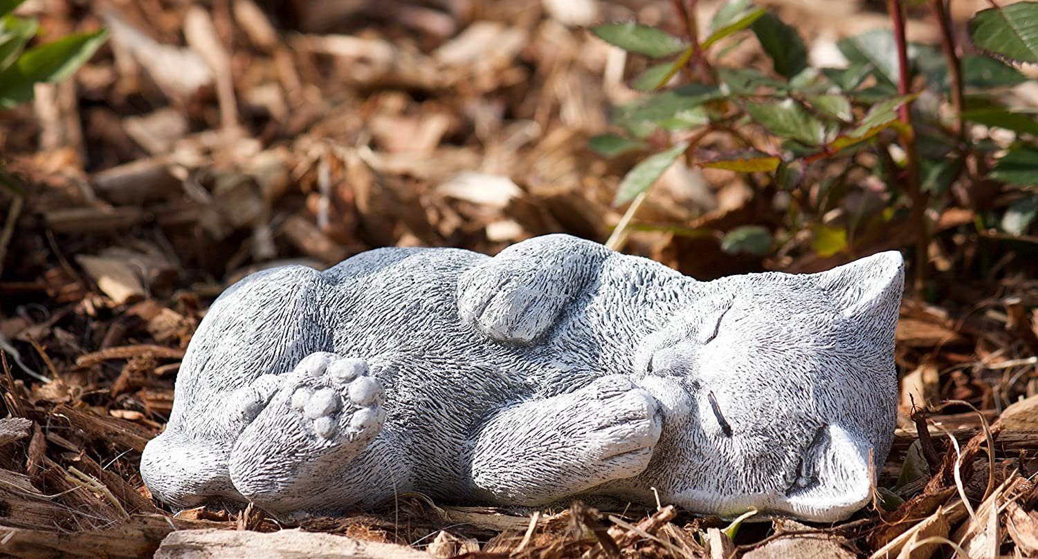 Steinfigur Katze and Gartenfigur Style Stone Minka