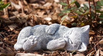 Stone and Style Gartenfigur Steinfigur Katze Minka