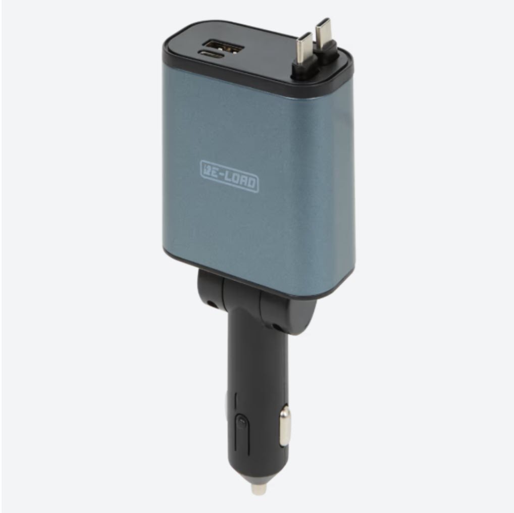 Spectrum Re-Load PD Auto-Ladegerät 35 W + 2 Ladekabel 4in1 Smartphone-Ladegerät