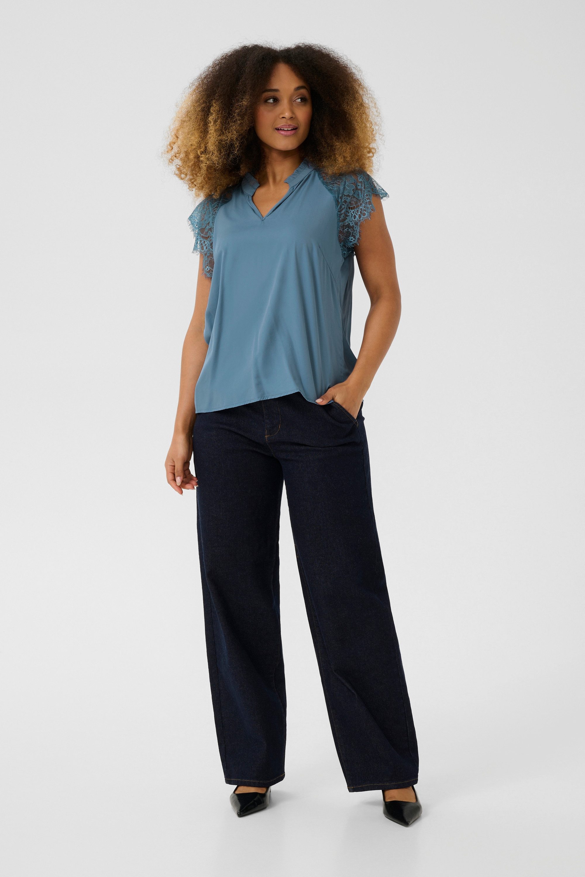 Cream Kurzarmbluse Kurzarm-Bluse CRNola günstig online kaufen