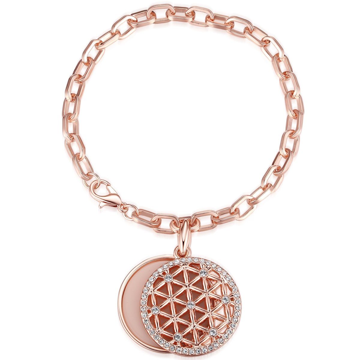 Lulu & Jane Armband roségold, verziert mit Kristallen von Swarovski® günstig online kaufen