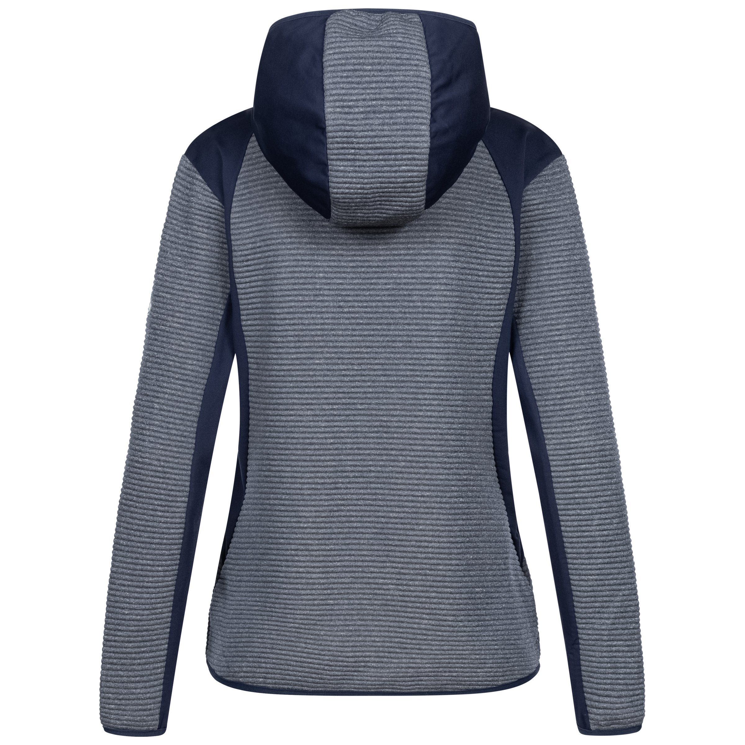 DEPROC Active Strickfleecejacke ELM NEW CS WOMEN auch in Großen Größen erhältlich. mit Kapuze