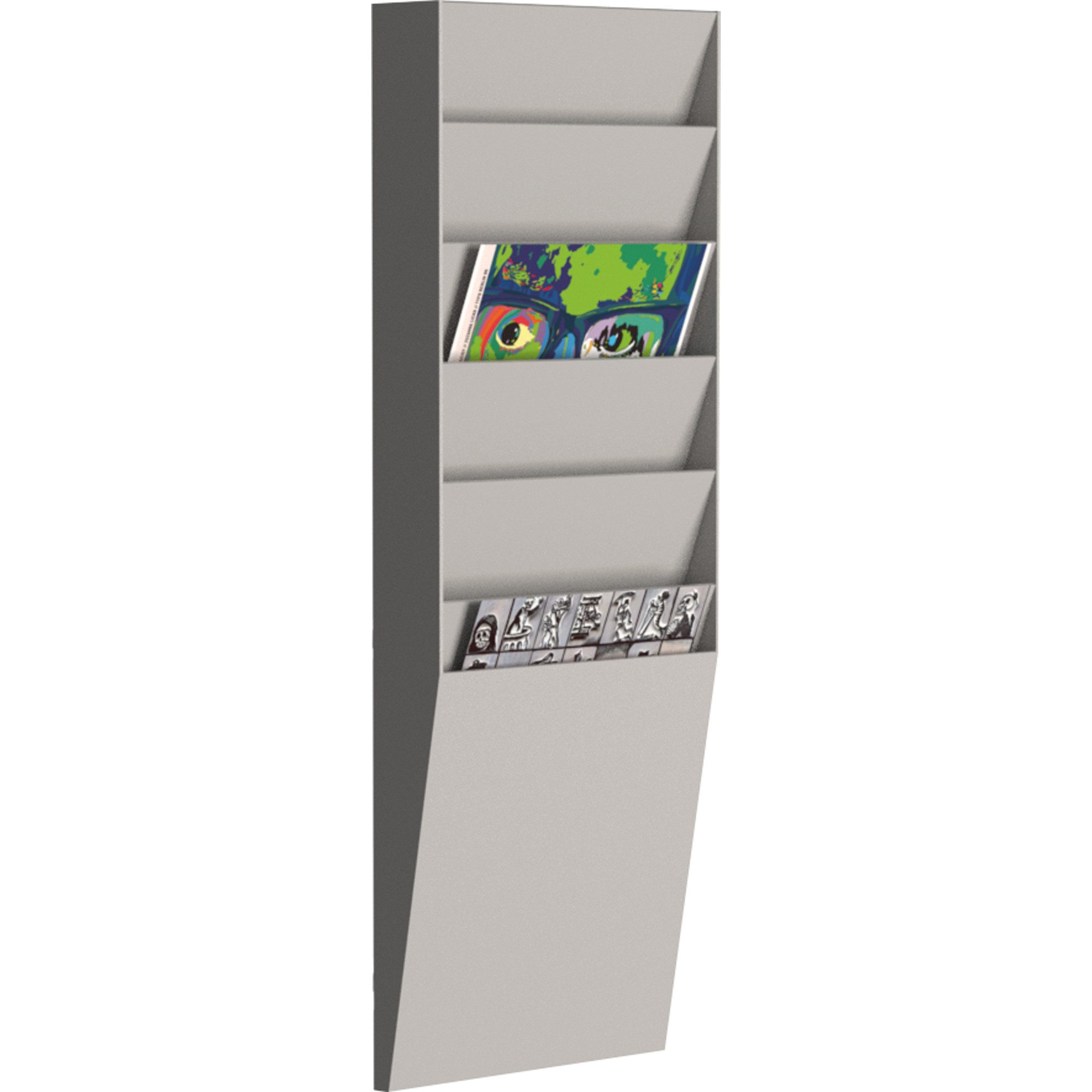 Stehsammler Wand-Sortiertafel V 6F A4V1X6.02 DIN A4 grau