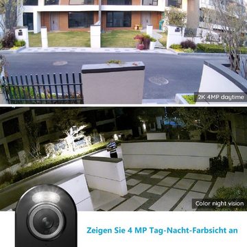Reolink Argus 3 Pro 4MP Überwachungskamera (Außenbereich, Innenbereich, Farbige Nachtsicht, 2-Wege-Audio, 2,4 GHz/5 GHz, Personen-&Autoerkennung)