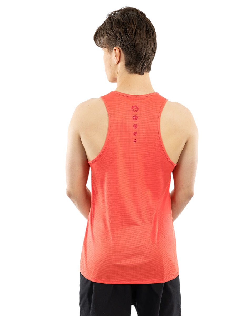 Jako Tanktop Light Flow (ärmellos) coralrot Herren
