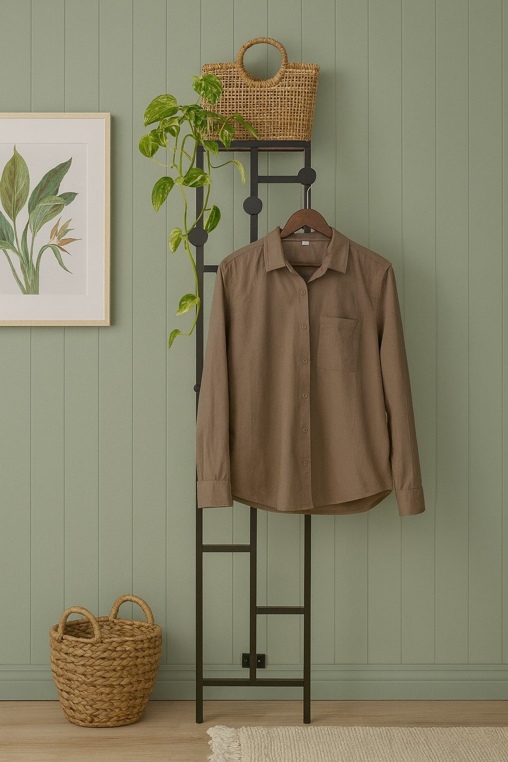 moebel-direkt-online Wandgarderobe Gerlinde (1 St), mit Kleiderstange günstig online kaufen