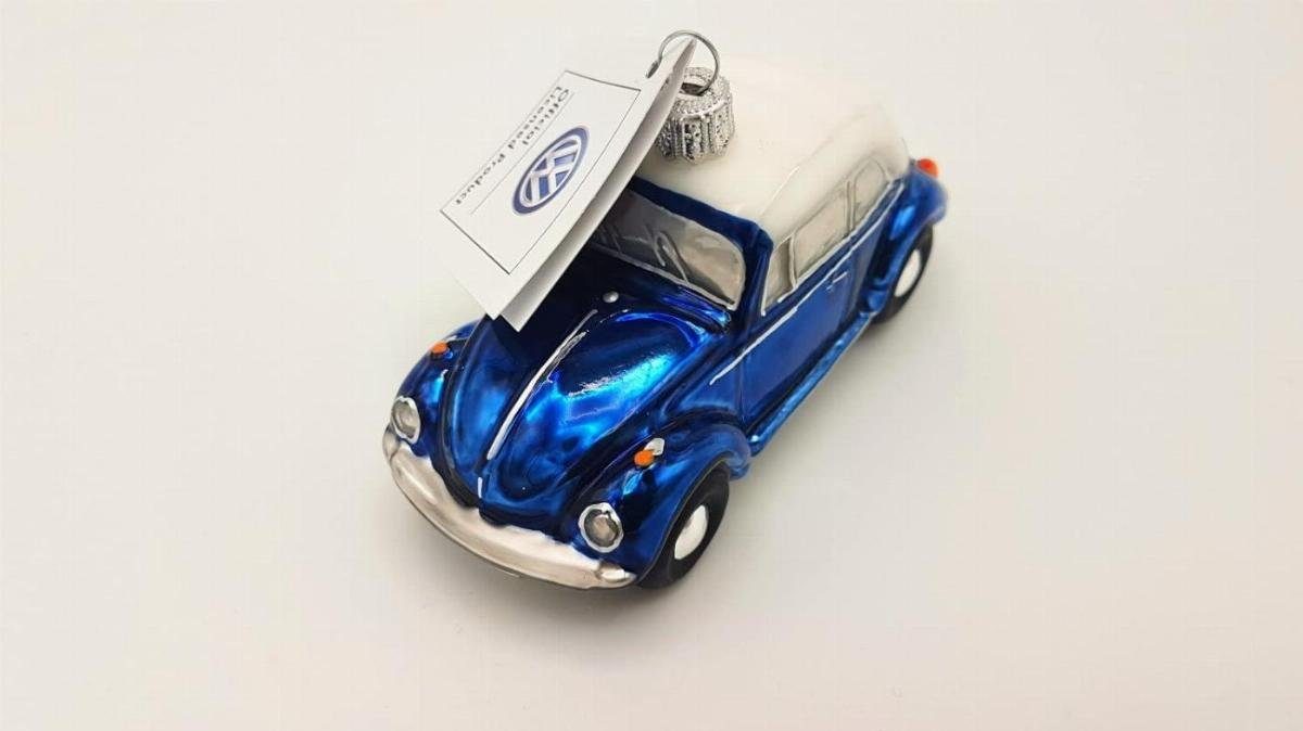 blau Hanco - Cabrio Christbaumschmuck VW Design VW