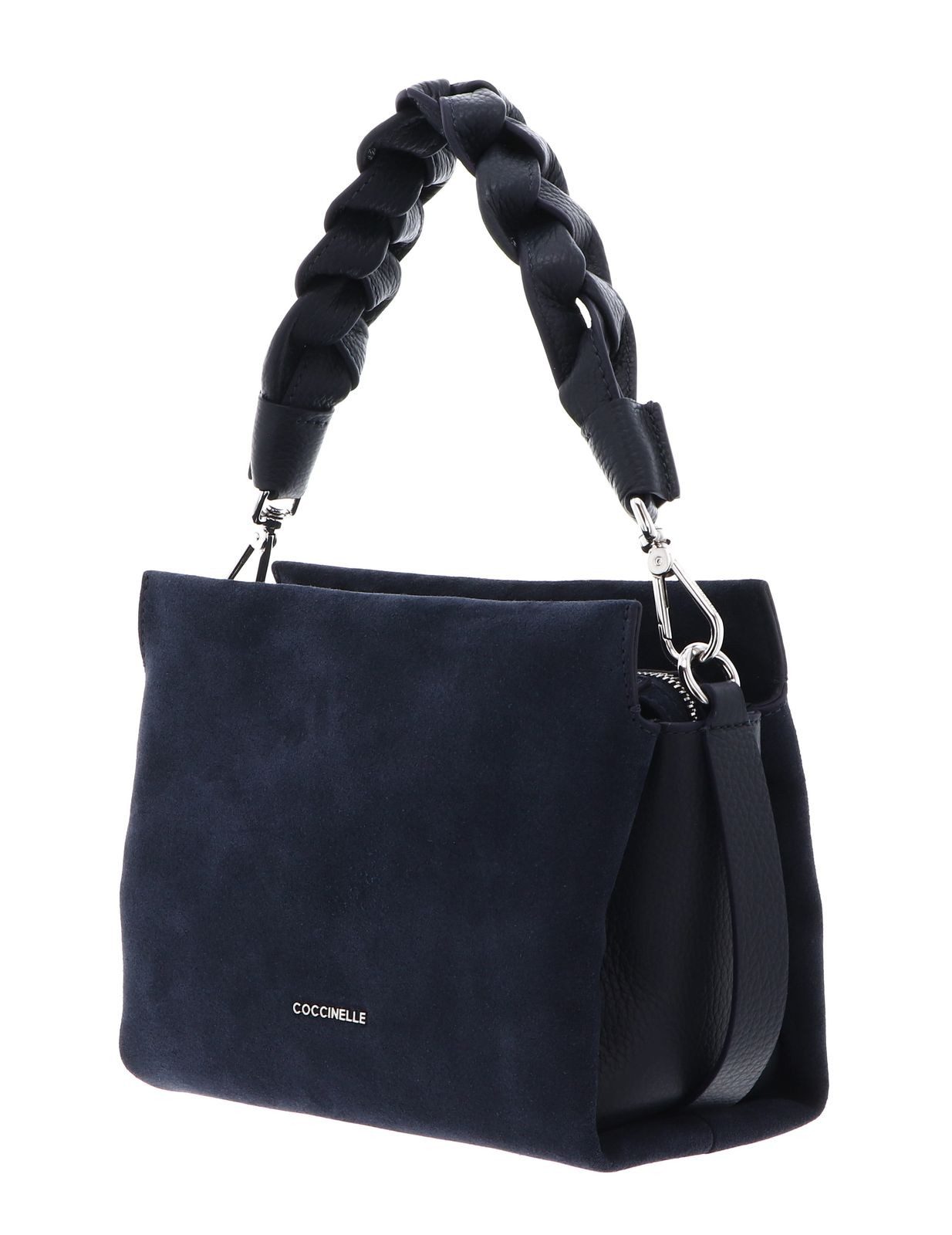 COCCINELLE Handtasche Handbag Suede Grainy Leather, aus echtem Rindsleder