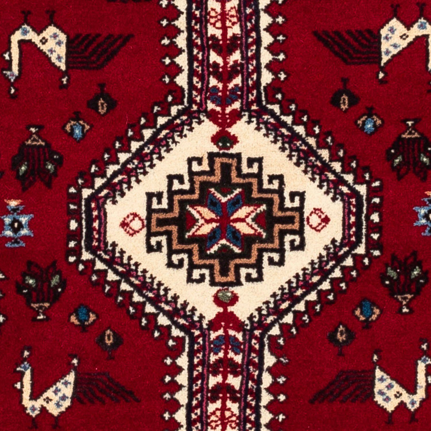 Wollteppich Abadeh Medaillon Rosso Höhe: mm, x cm, 10 rechteckig, morgenland, Handgeknüpft scuro 106 149