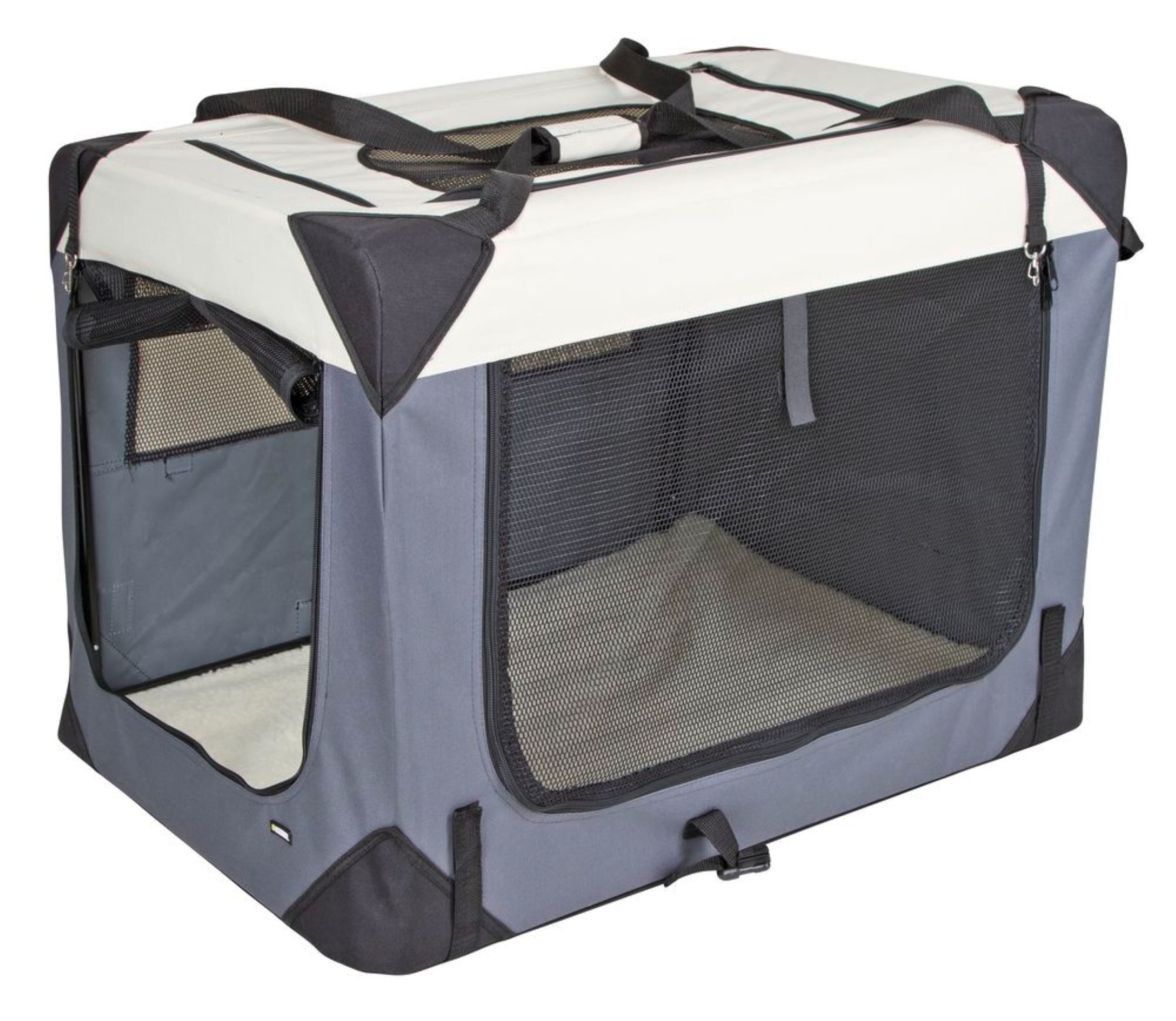 Kerbl Tiertransportbox Kerbl Transportbox Journey 70x52x52cm grau/beige 80597