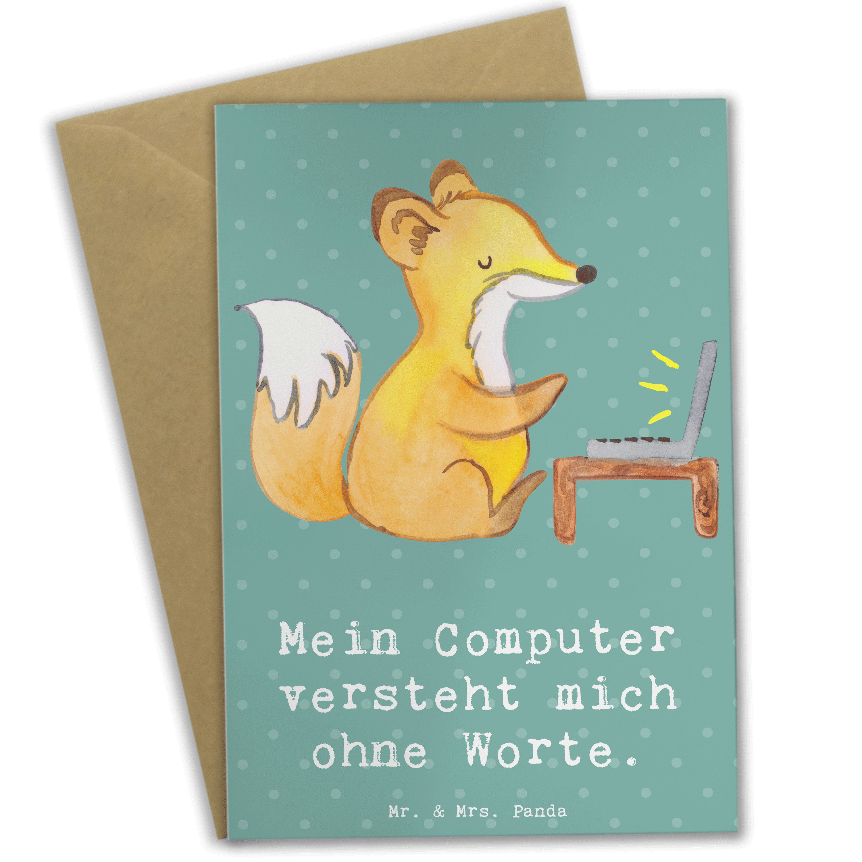 Grußkarte Verständnisvoller Softwareentwickler - Meeresbrise - Geschenk, Geburt