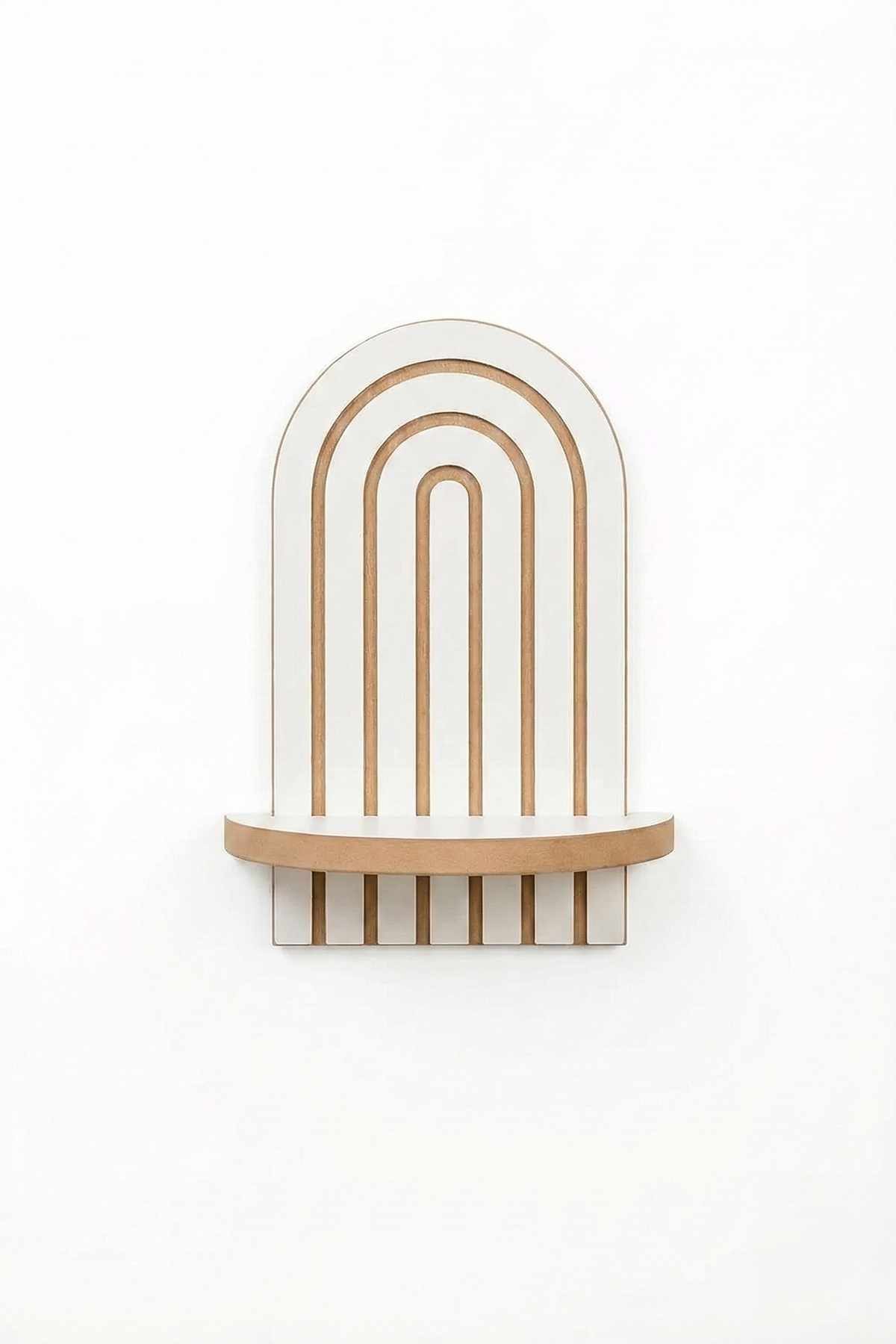 Skye Decor Deko-Wandregal Boho, aus melaminbeschichteter Spanplatte, geometrisches Design