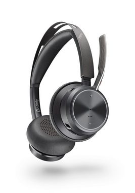 Poly Voyager Focus 2 UC USB-A Kopfhörer (Active Noise Cancelling (ANC)