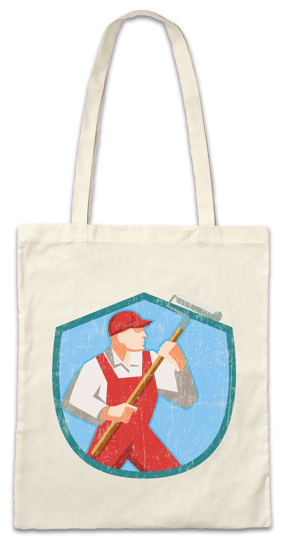 Beuteltasche Painter VIII Stofftasche Maler Artist Lackierer Handwerk Künstler