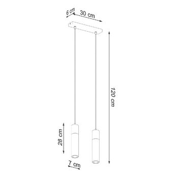 etc-shop Hängeleuchte, Leuchtmittel nicht inklusive, Pendellampe Hängeleuchte Deckenlampe Beton Holz Grau