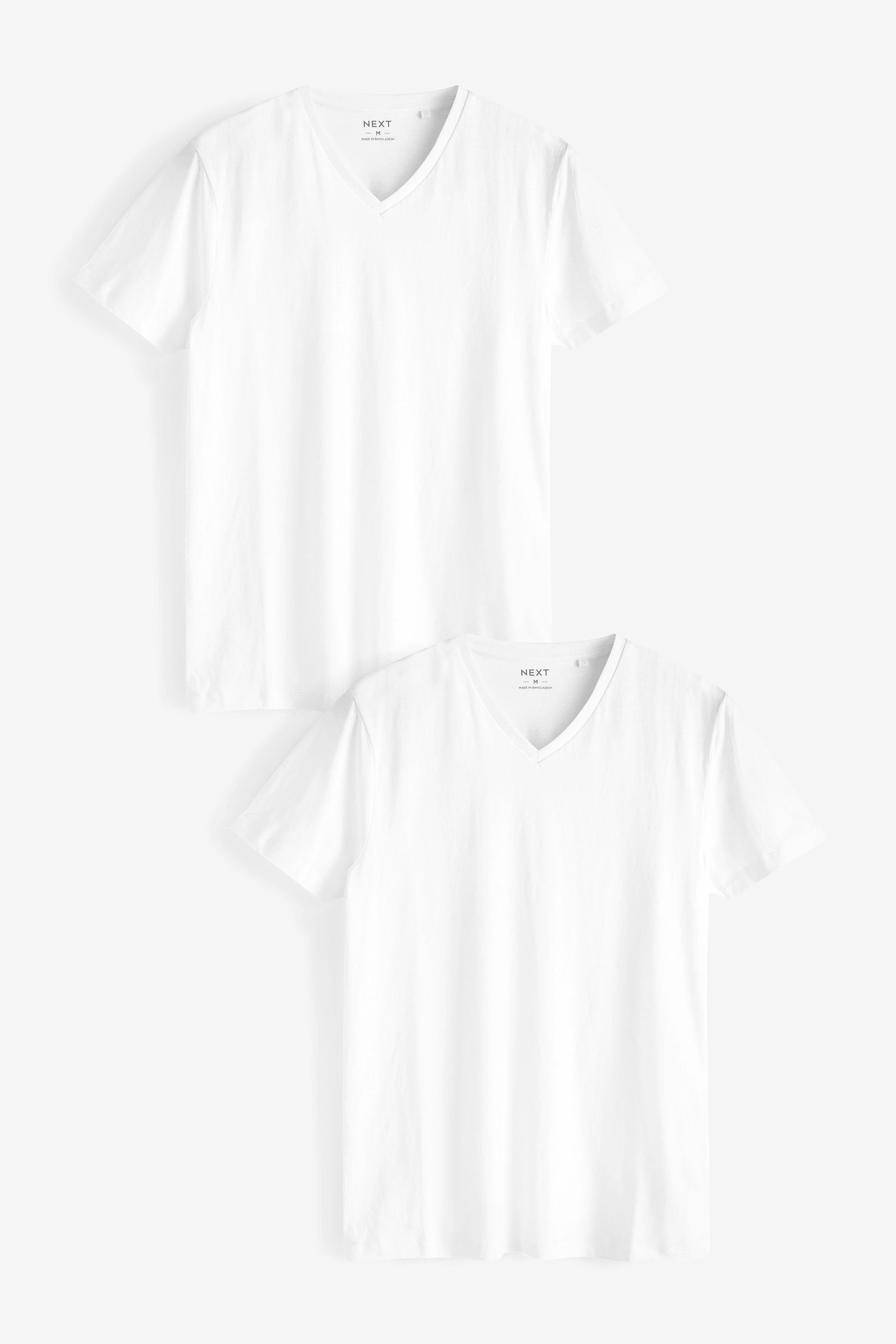 Next Unterhemd T-Shirts mit V-Ausschnitt, 2er-Pack (2-St)