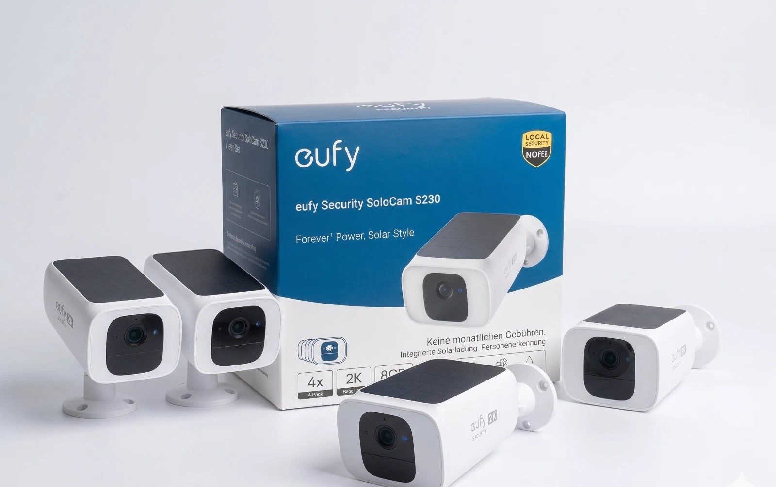 eufy Security Überwachungskamera Eufy SoloCam S230 Vierpack