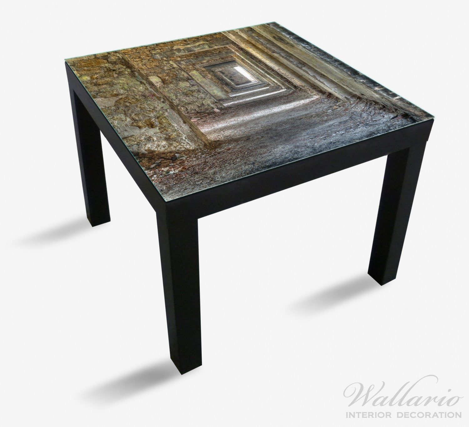 (1 verlassene Ruine Tischplatte eine St), für Lack durch Tisch geeignet Wallario Weg Ikea