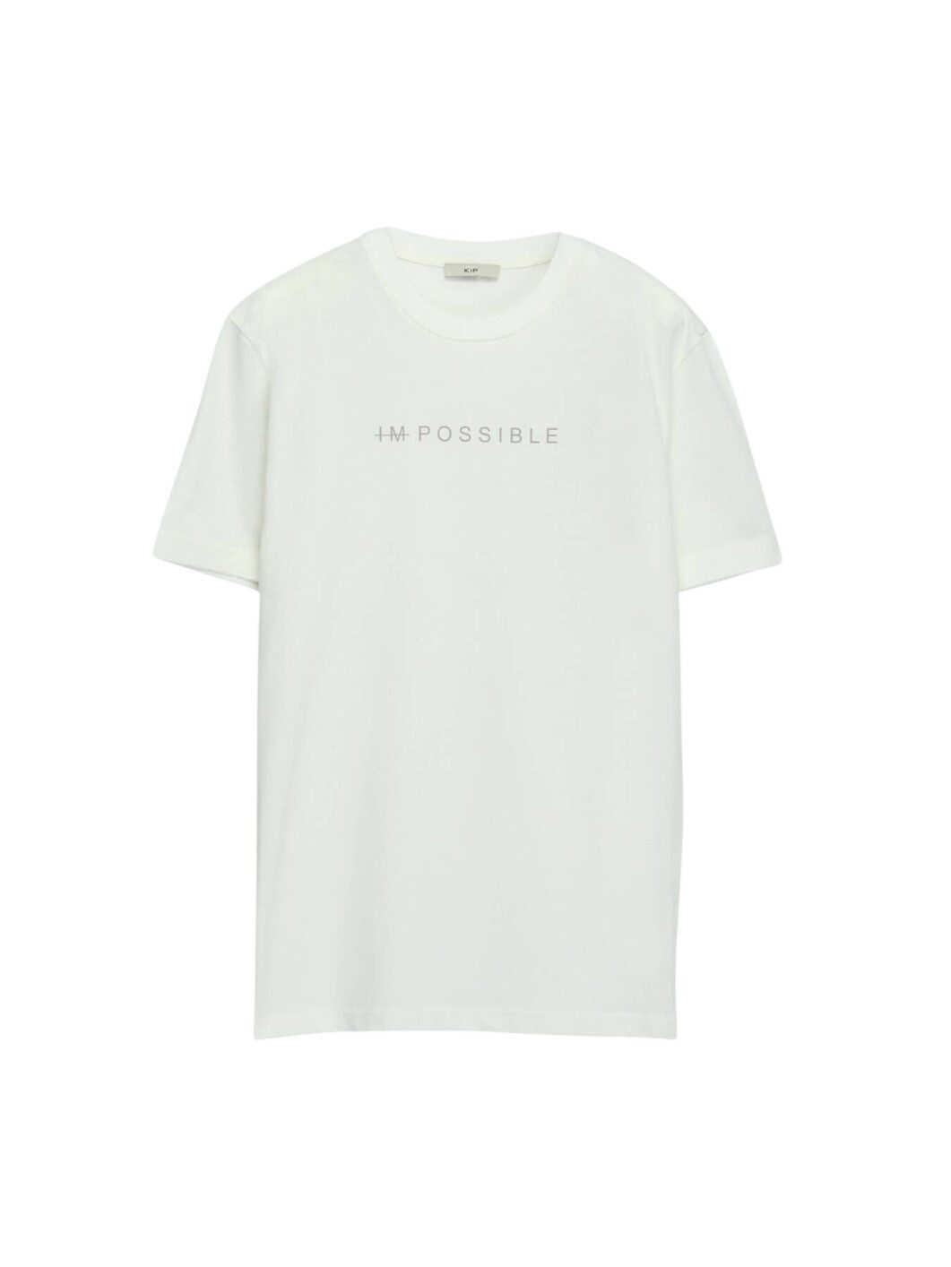 KİP T-Shirt Bedrucktes Fahrrad-Kragen 100% Baumwoll-T-Shirt