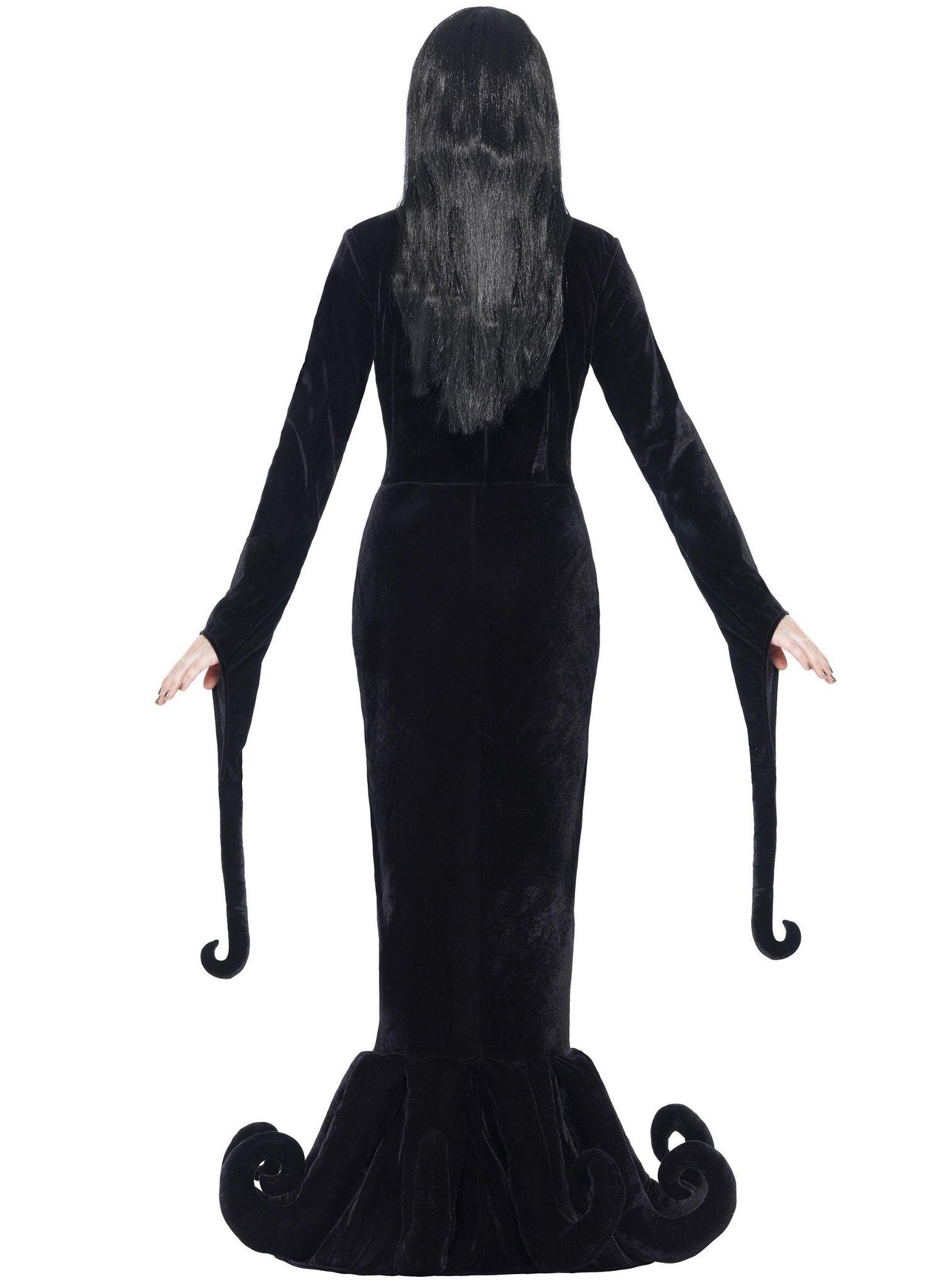 Smiffys Hexen-Kostüm Morticia, Werde zur Dame des Hauses dieser schrecklich schrägen Familie!
