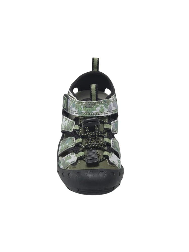 Kamik Crab (wasserdichtes Synthetikleder) olive Kinder Sandale