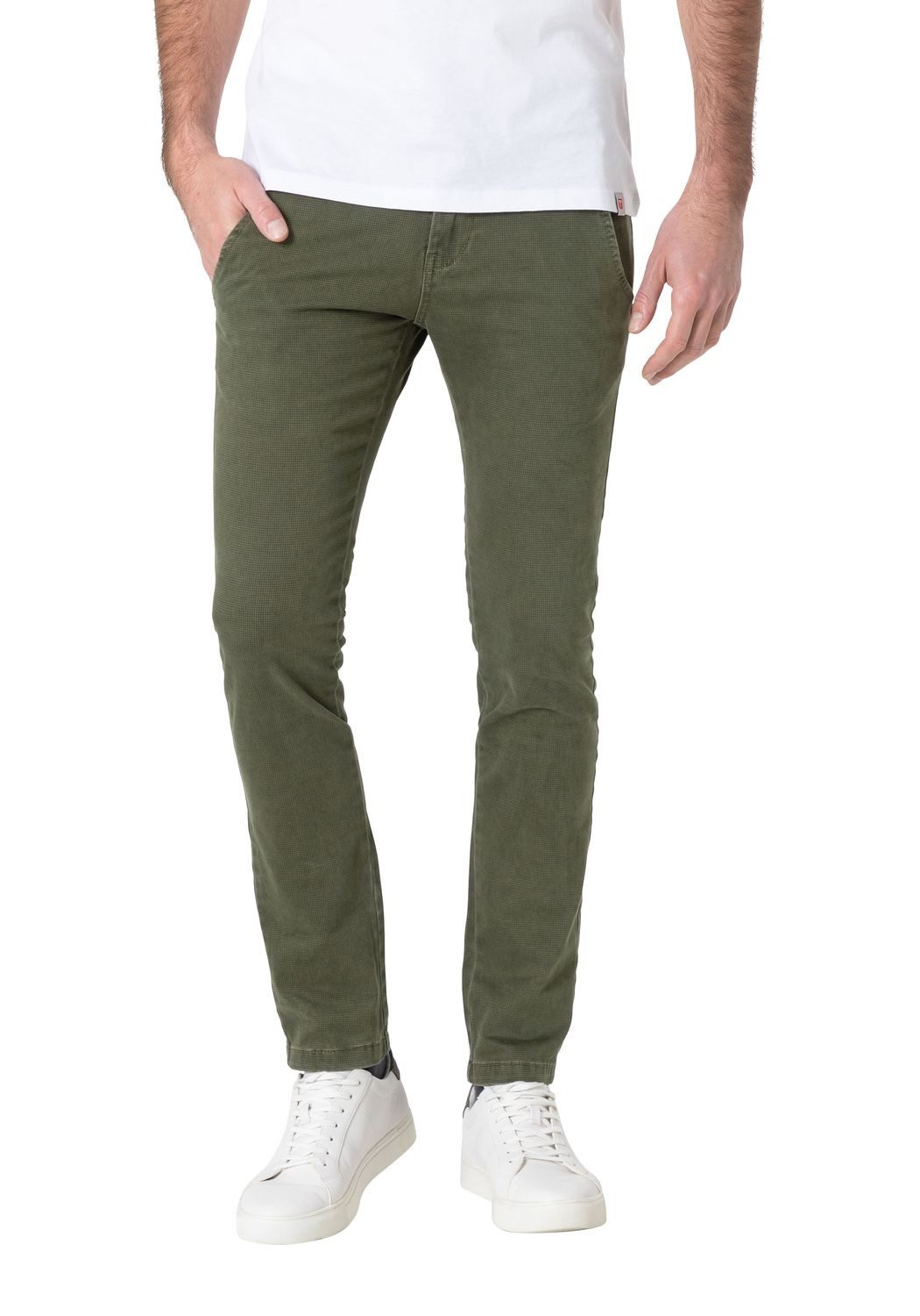 TIMEZONE Herren Chino Hose SLIM JANNOTZ - Slim Fit - Braun Grau Grün Blau B günstig online kaufen