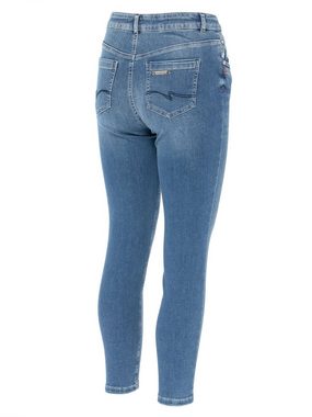 Christian Materne Skinny-fit-Jeans Denim-Hose koerpernah mit figurbetonter Naht