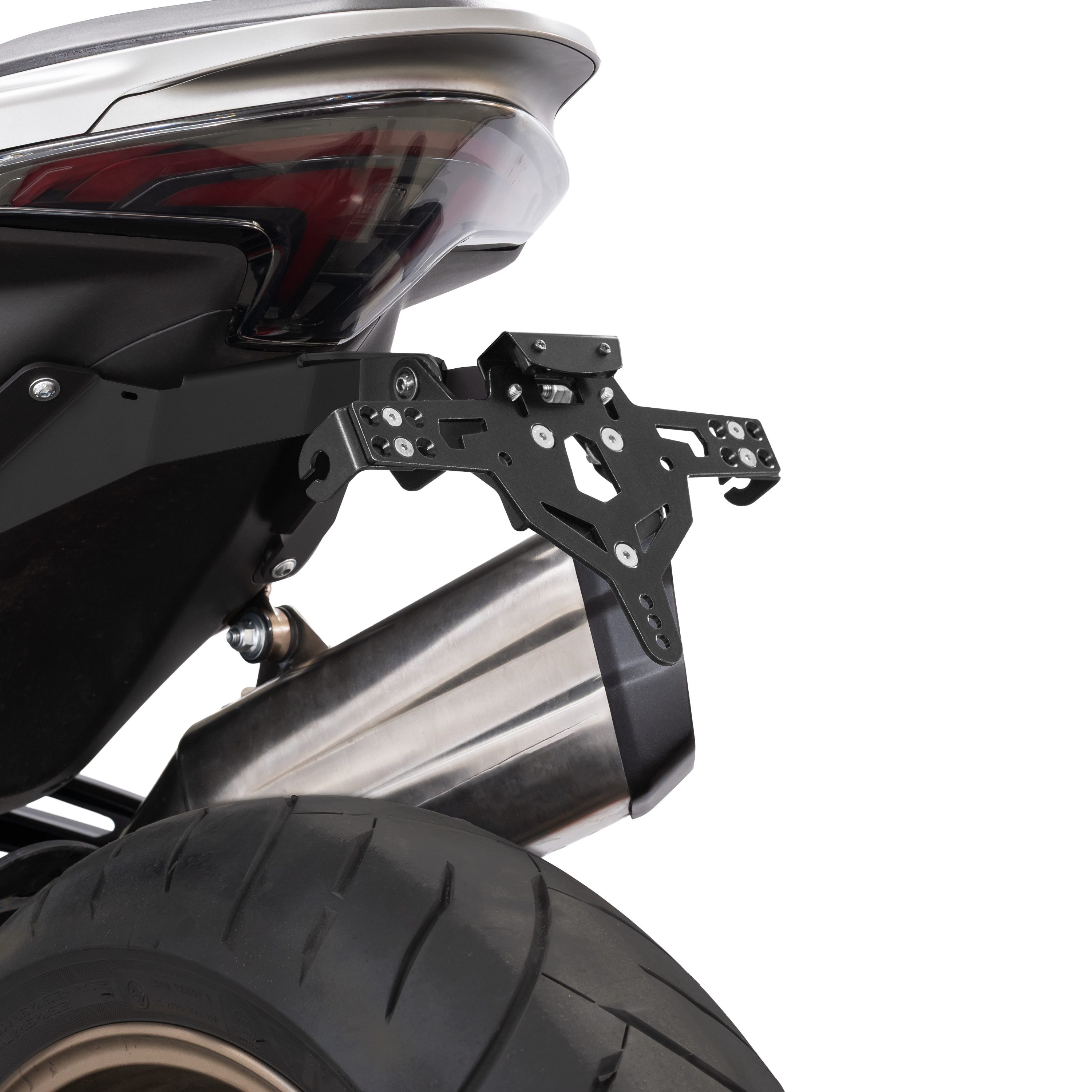 ZIEGER Kennzeichenhalter Pro Kennzeichenhalter kompatibel mit CFMOTO 800 NK Frankreich