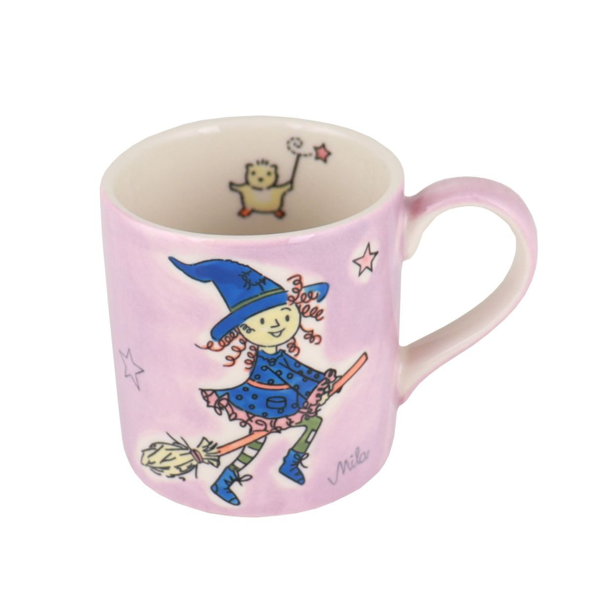Mila Kinderbecher Mila Keramik Kinder-Becher Hexe, ca. 180ml, Keramik