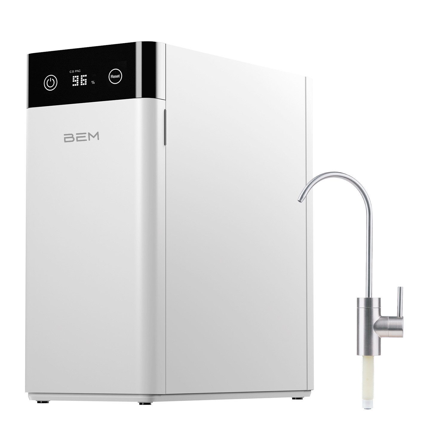 BEM Wasserfilter Akira Wasseraufbereiter, Zubehör für Filtrationsprinzip: Umkehrosmose, mit 5-stufigem Filtersystem ohne Wassertank - RO-Membrantechnologie