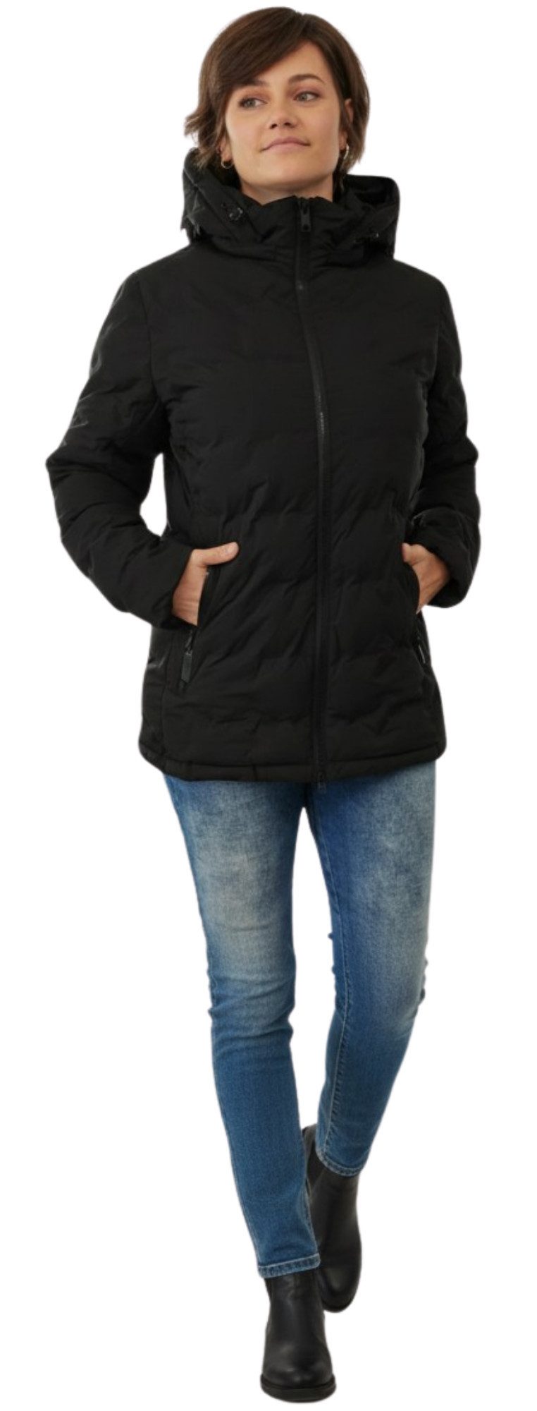 BLUE FLAME Winterjacke 60-322 Blue Flame, leichte Wetterjacke mit abnehmbarer Kapuze Jacke fällt klein aus, bitte eine Gr. größer bestellen