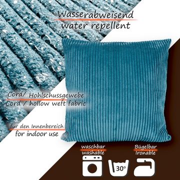 ANRO Dekokissen Kissenbezug Kissenhülle Deko Kissen Cordsamt mit oder ohne Füllung, Textil