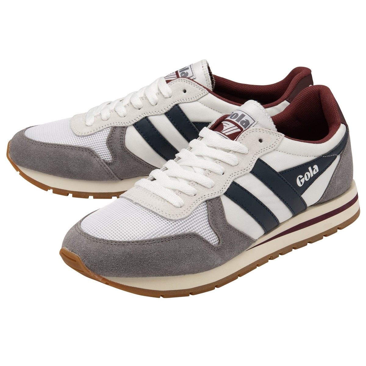 Daytona weiss/aschegrau/navyblau Herren Sneaker