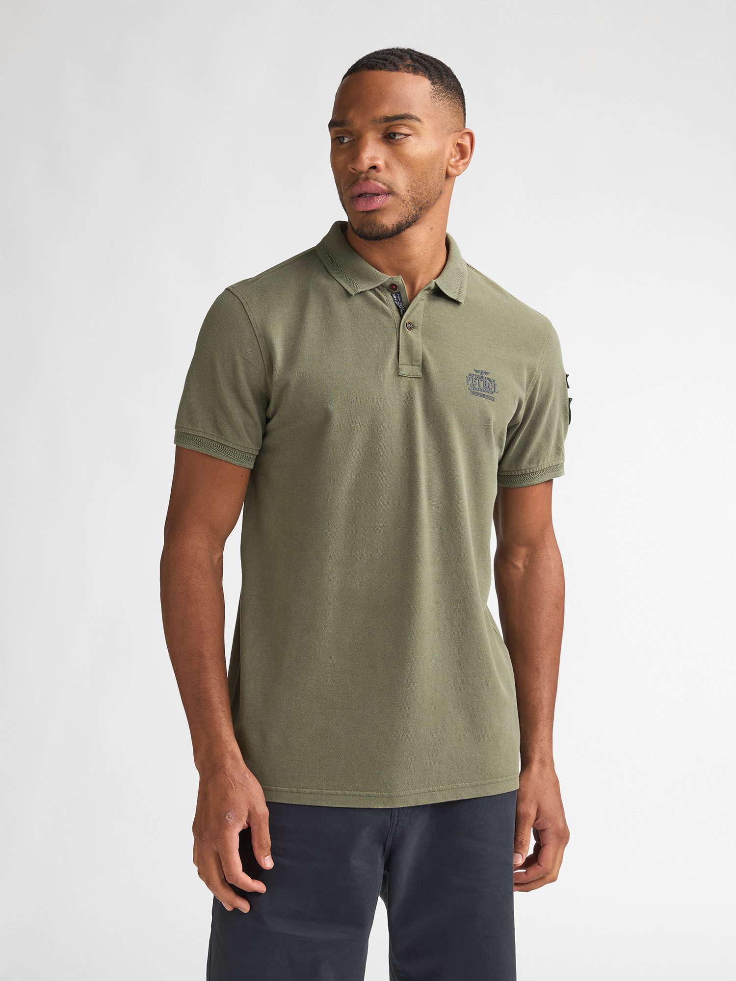 Petrol Industries Poloshirt Piqué-Poloshirt Tracción