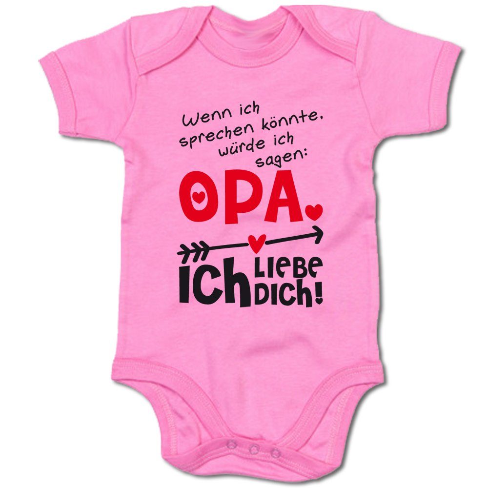 Kurzarmbody Wenn ich sprechen könnte, würde ich sagen: Opa, ich liebe Dich!