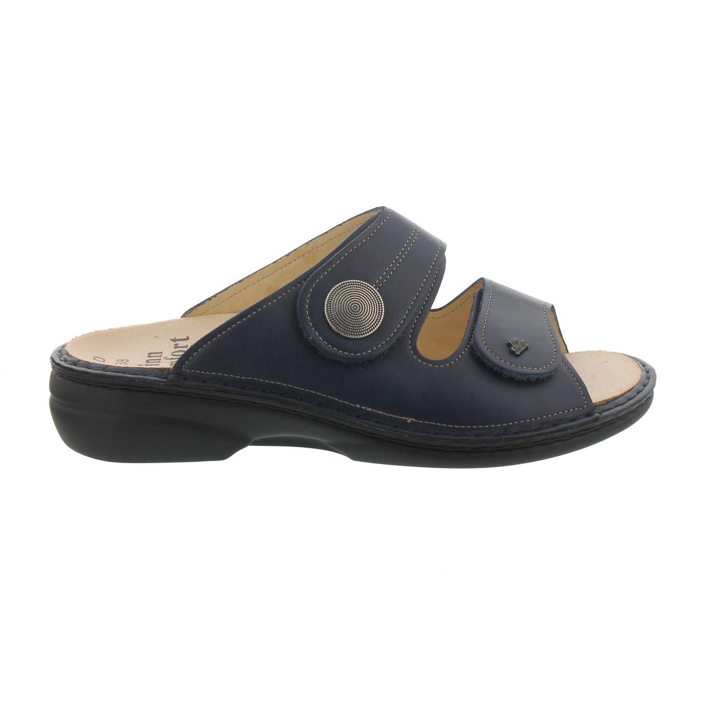 Finn Comfort Finn Comfort Sansibar, Pantolette, Missouri (Glattleder), Blau günstig online kaufen