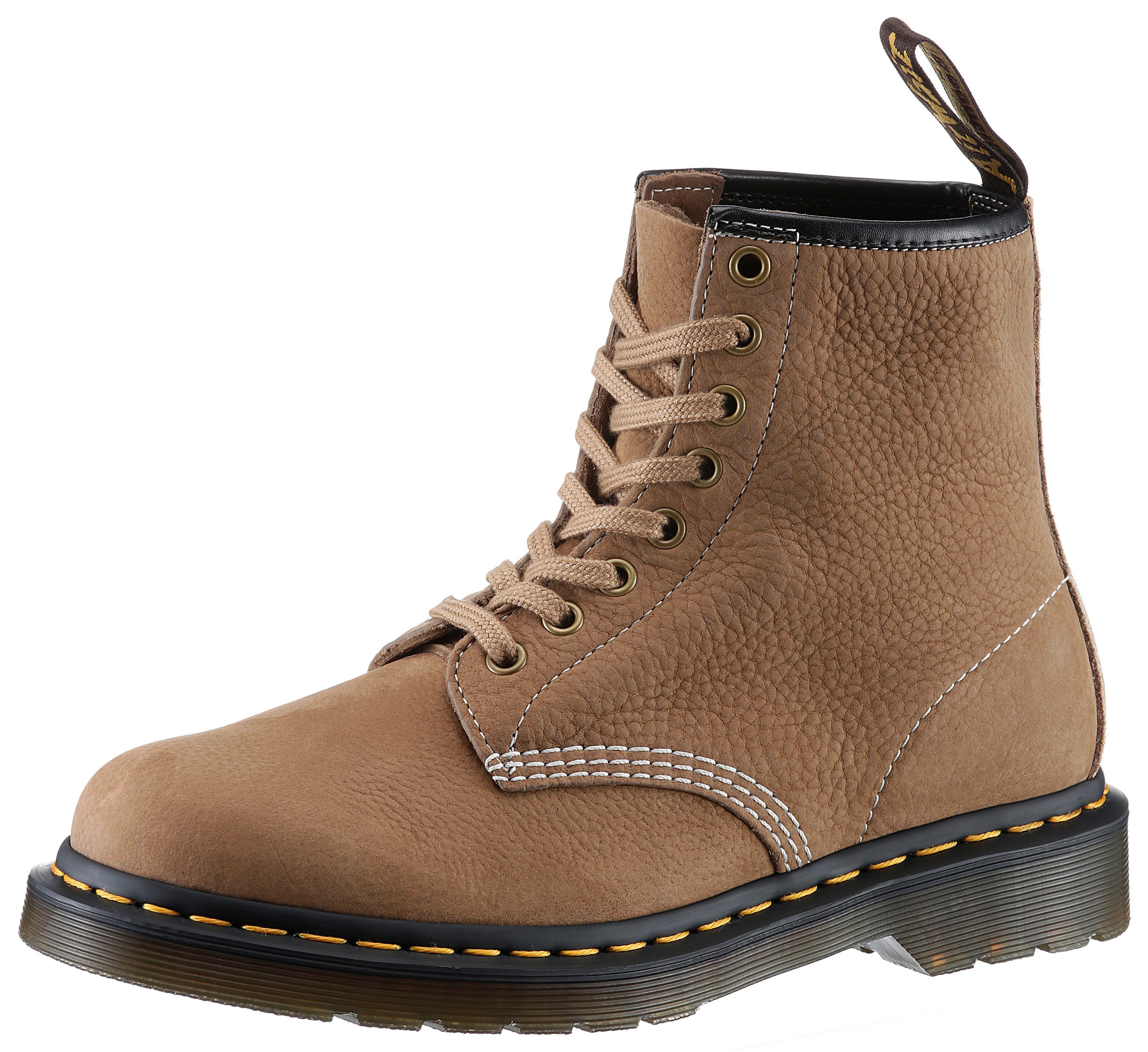 DR. MARTENS 1460 Schnürboots, Blockabsatz, Сапогиette mit Luftkammern in der Laufsohle