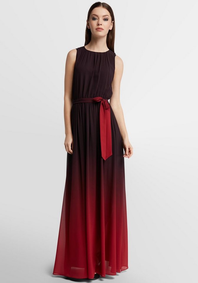 Apart Dip Dye Chiffonkleid Maxikleid Aus Zartem Chiffon Online Kaufen Otto