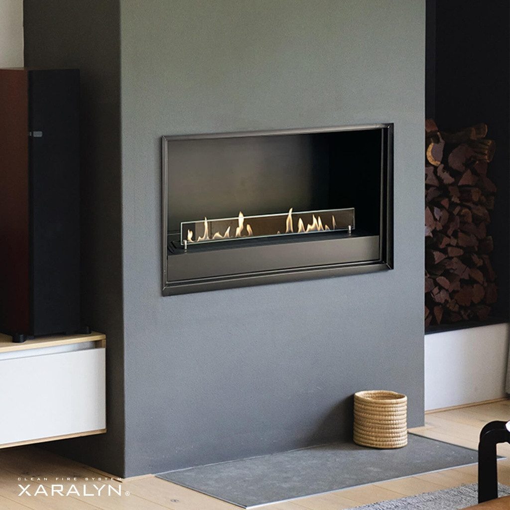 XARALYN Echtfeuer-Dekokamin Ethanol-Kamin - Einbaukasten XL - 3,5 kW Heizung