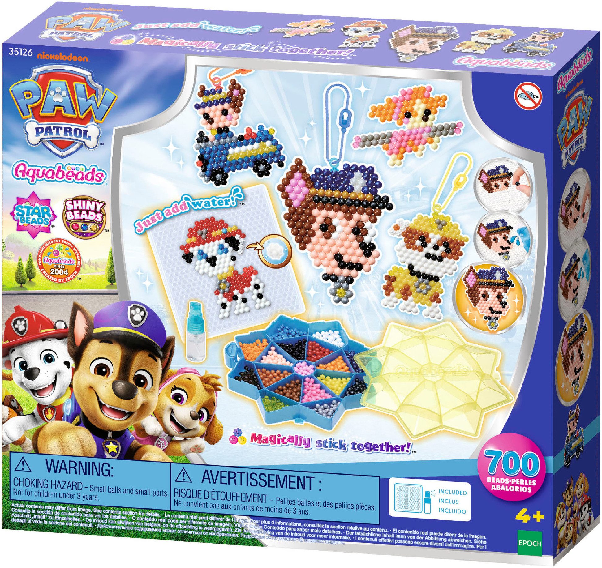 Aquabeads Kreativset Paw Patrol, Mega Bastelset
