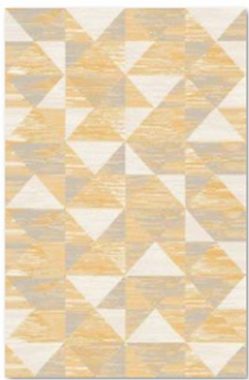Teppich MY-RUG Outdoor-Teppich "Maeve" 150x80 cm, beige und gelb, Wohnando, rechteckig, Höhe: 6 mm, Sommerliches Design, für drinnen und draußen