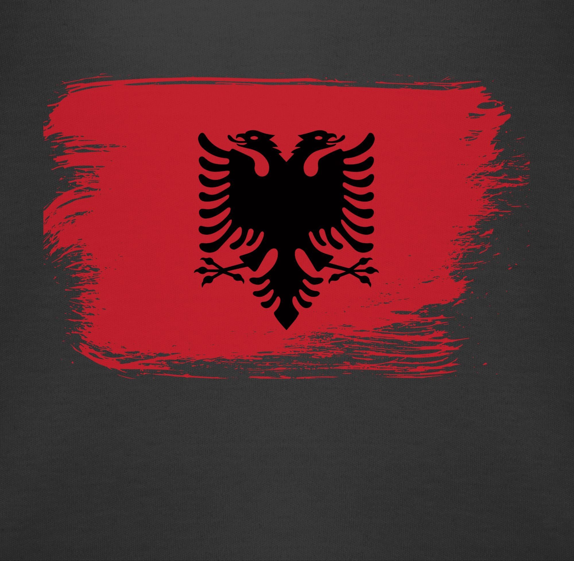 Shirtracer Shirtbody Wappen Vintage Flagge Schwarz 1 Baby Albanien Länder