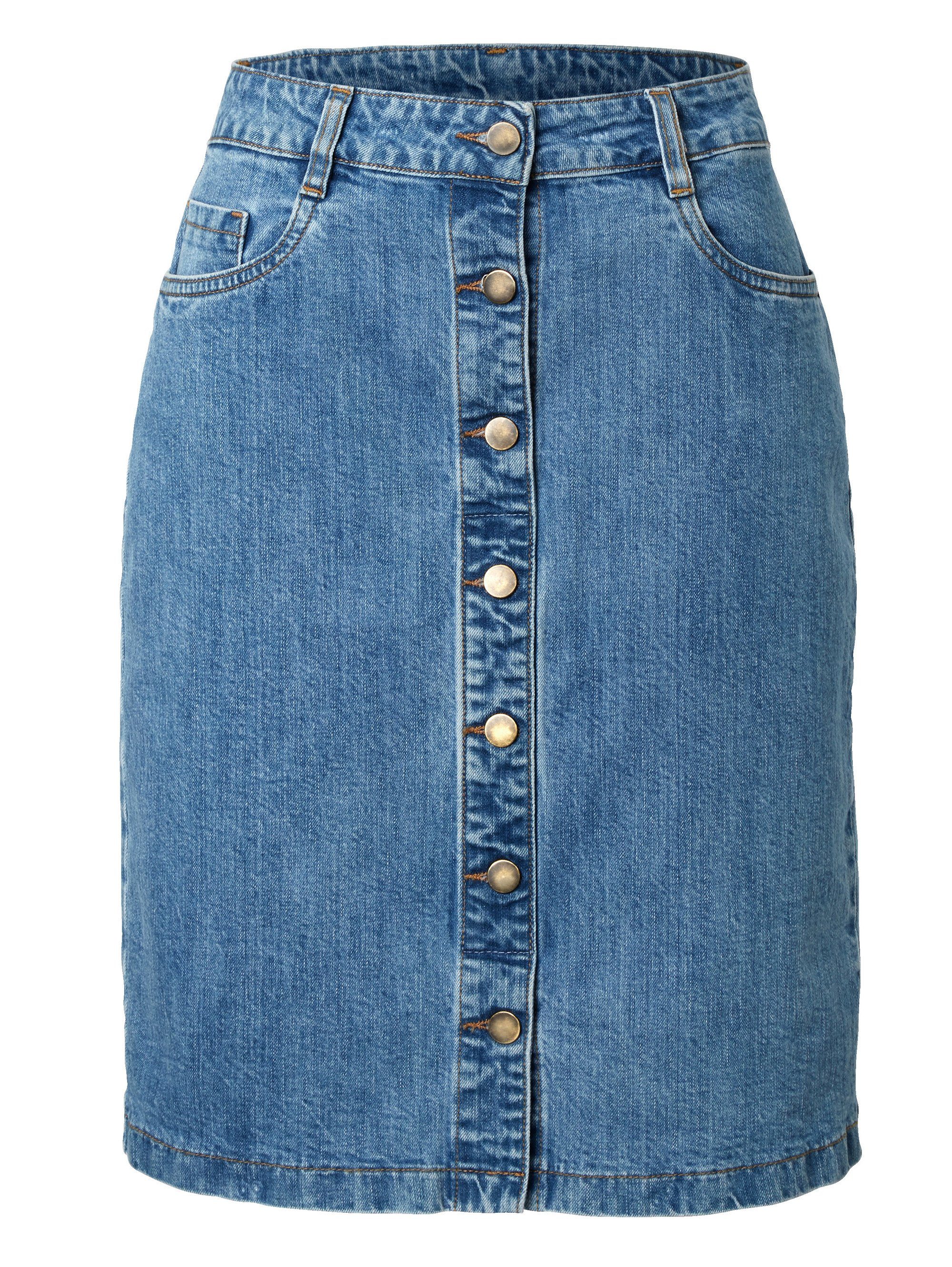 Reken Maar Jeansrock Mit Knopfleiste online kaufen | OTTO