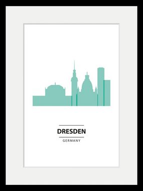 queence Bild Dresden Color Splash, Städte (1 St)