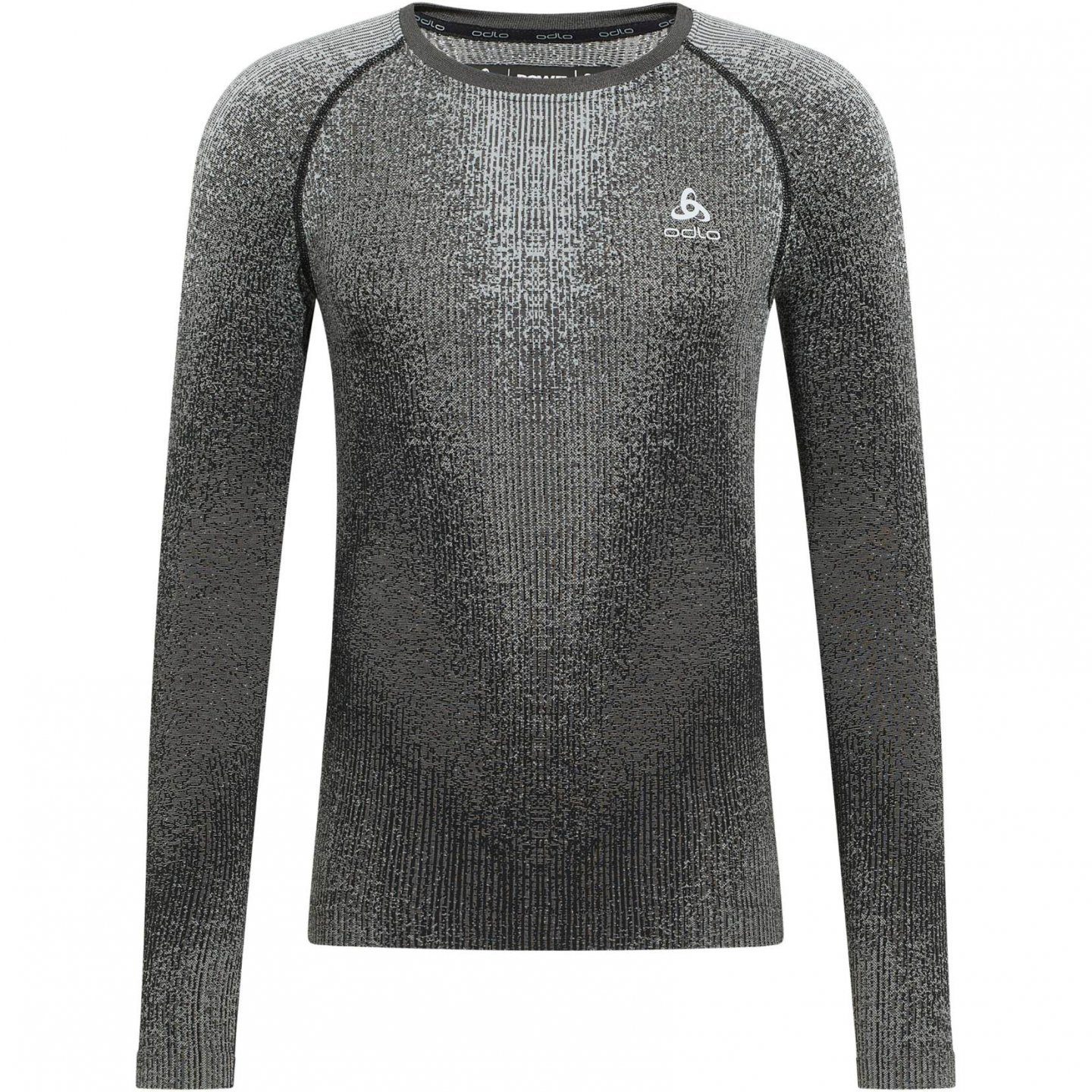 Odlo Langarmshirt Herren Blackcomb Base Layer mit Rundhalsausschnitt (1-tlg)