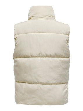 JACQUELINE de YONG Steppweste Wattierte Puffer Stepp Weste ohne Kapuze JDYNEWERICA 4269 in Creme