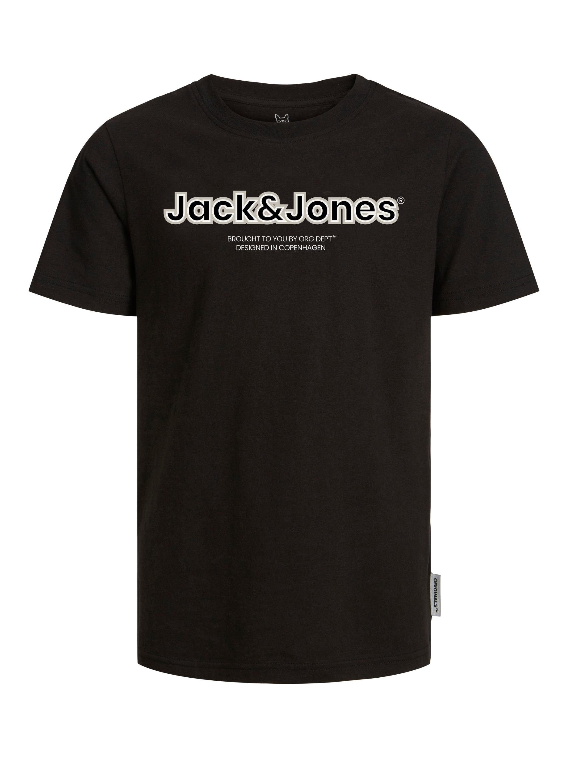 Jack & Jones Junior T-Shirt JORLAKEWOOD BRANDING TEE BF JNR black