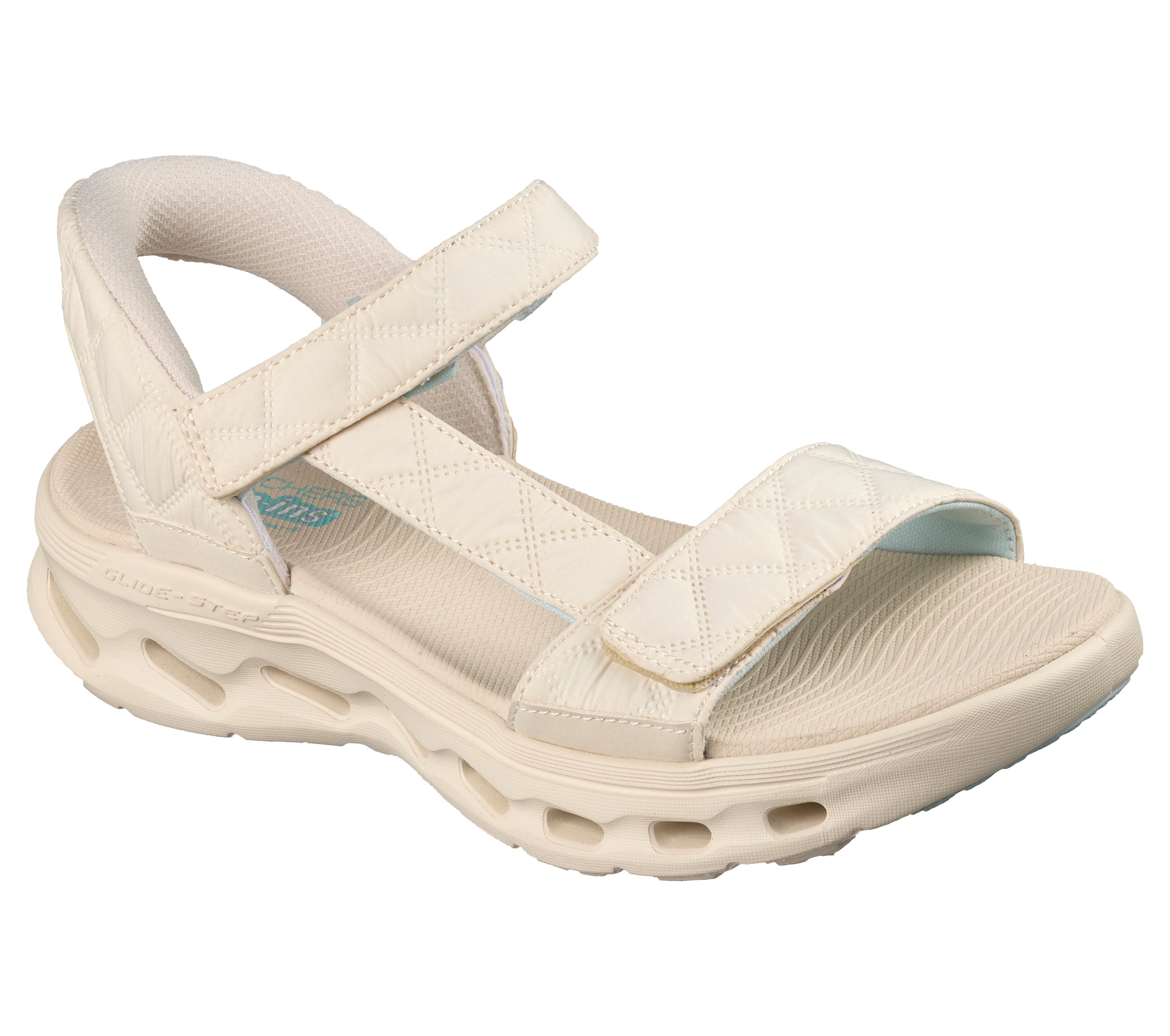 Skechers GO WALK GLIDE-STEP 2.0 SANDAL-JADA Sandale Sommerschuh, Klettschuh, Sandalette mit sportiver Sohle