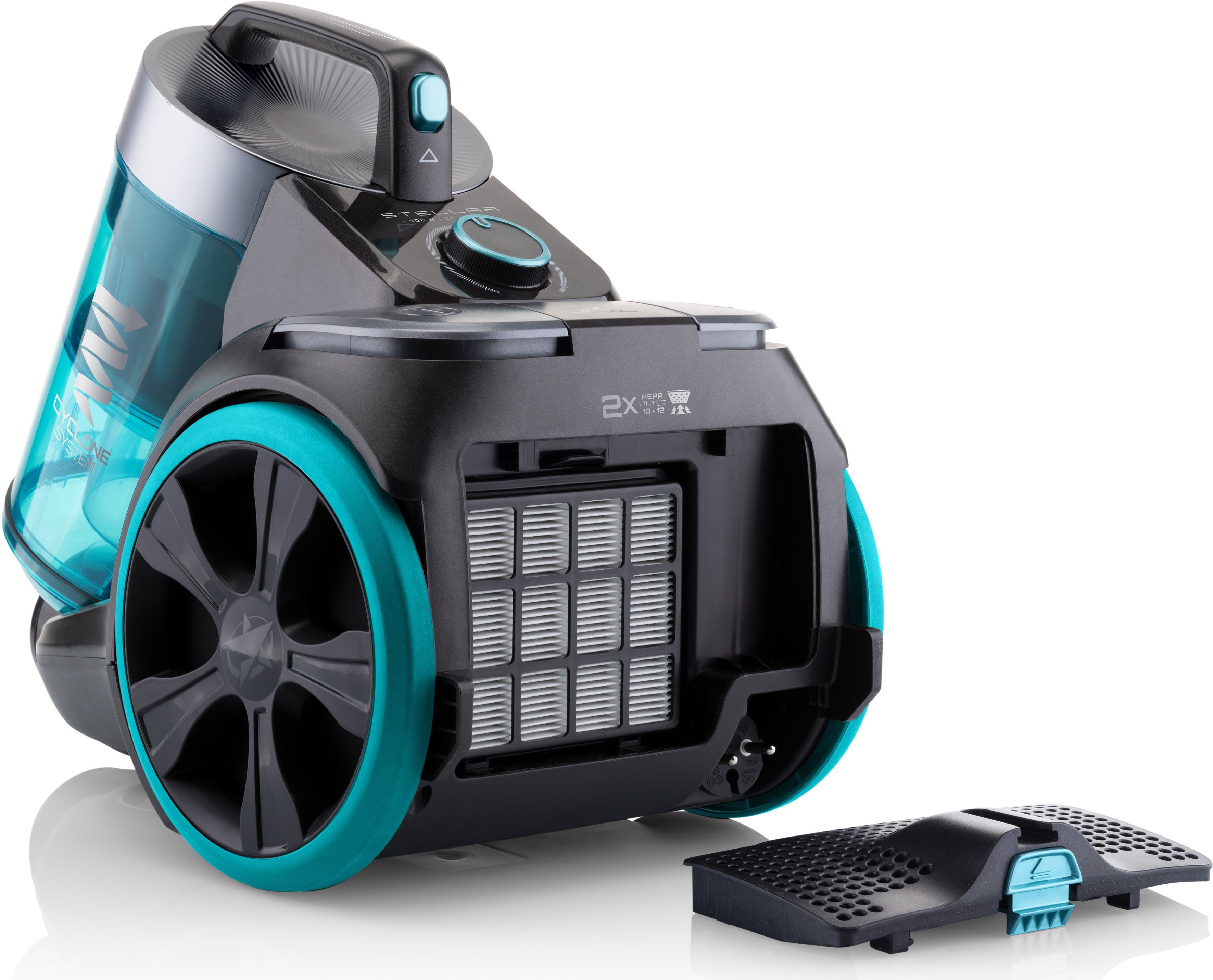 eta Bodenstaubsauger STELLAR ETA122190000, 700 W, beutellos, ECO Motor, Aktionsradius 10 m, Staubbehälter 1,5 l